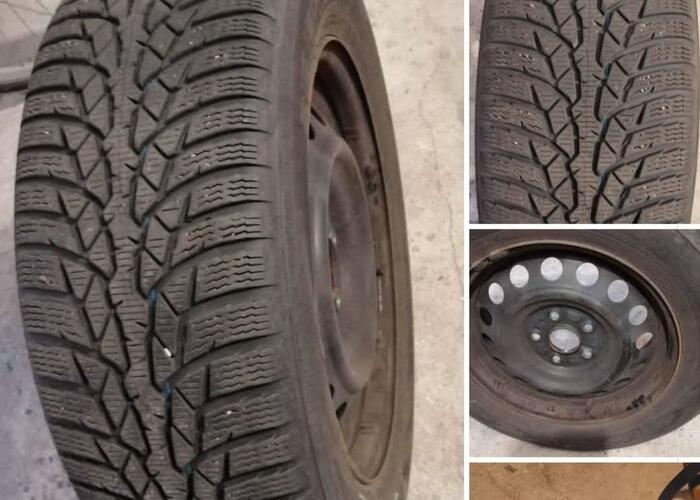 Grajewo ogłoszenia: Sprzedam komplet k?ł zimowych po jednym sezonie kupione w salonie...